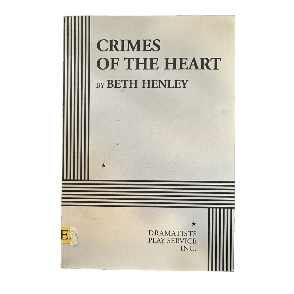 Crimes of the Heart by Beth Henley Dramatists Play Service Inc Book Preowned GC